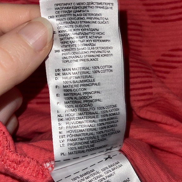 Adidas Logo Tank Top Loose Fit Cropped Medium Pink - Picture 4 of 4